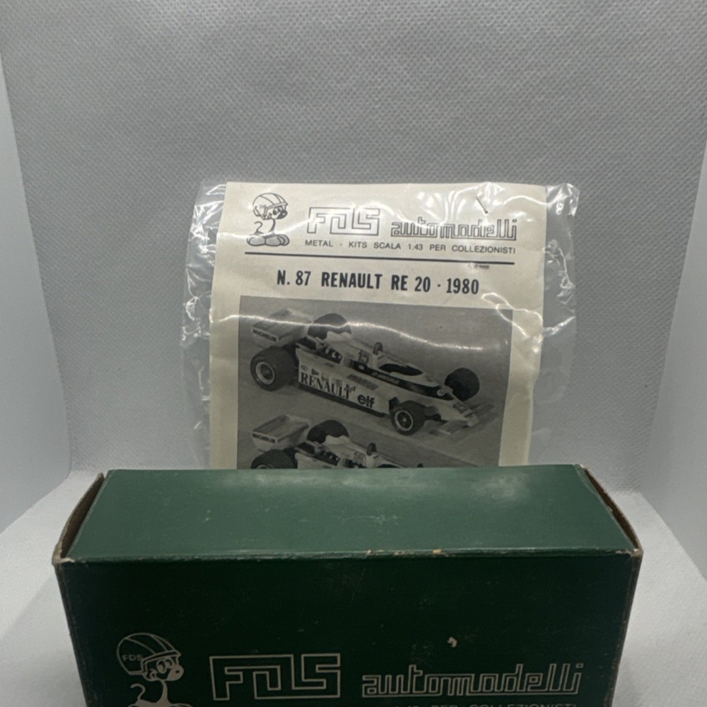 FDS Automodelli Renault RE 20 1980 1:43 Metal Unassembled Model Kit N. 87