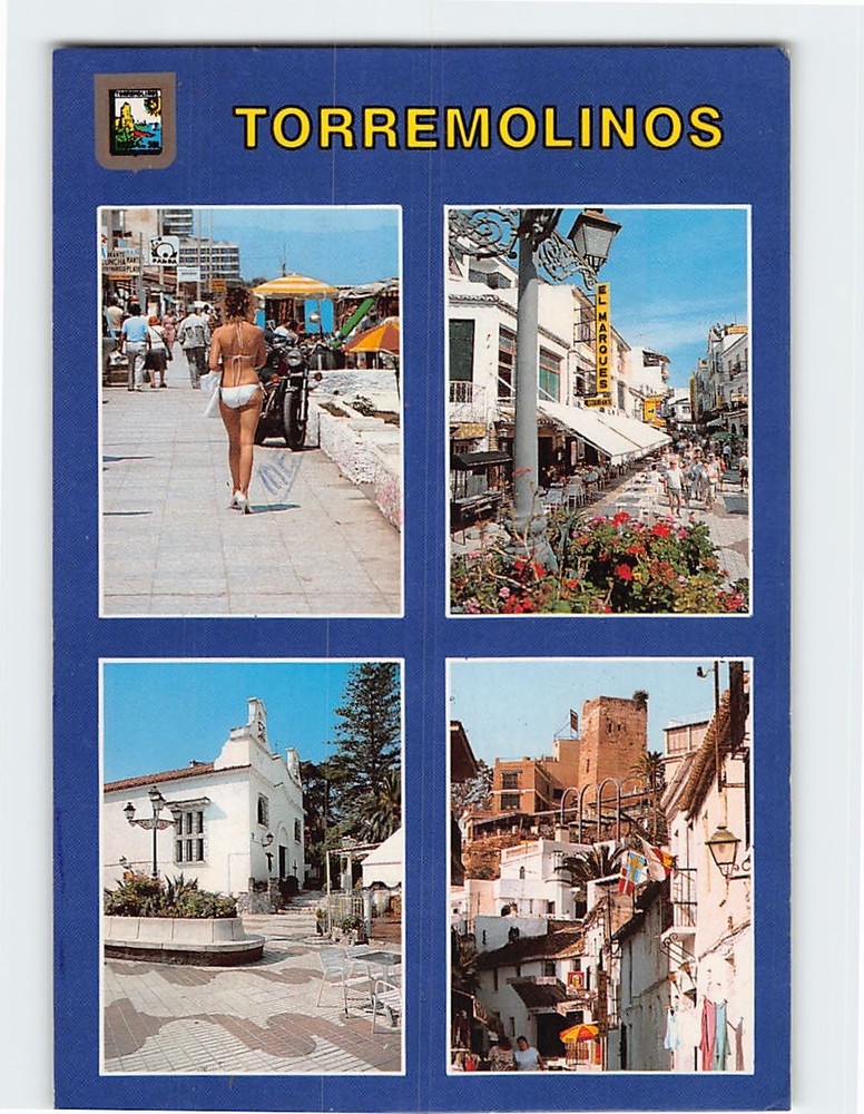 Postcard Scenes & Views Torremolinos Costa del Sol Spain
