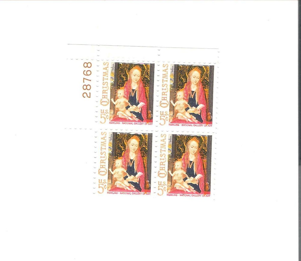 Scott # 1321 US  Christmas 1966  Plate Block  M/NH  O/G