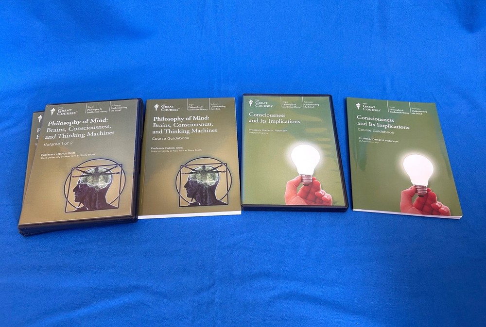 2 Great Courses: Philosophy of Mind, Consciousness and Its Implications (CDs)