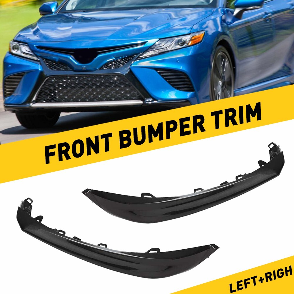 For Toyota Camry SE XSE 18-20 Front Bumper Upper Lower Grille Mesh Molding Trim