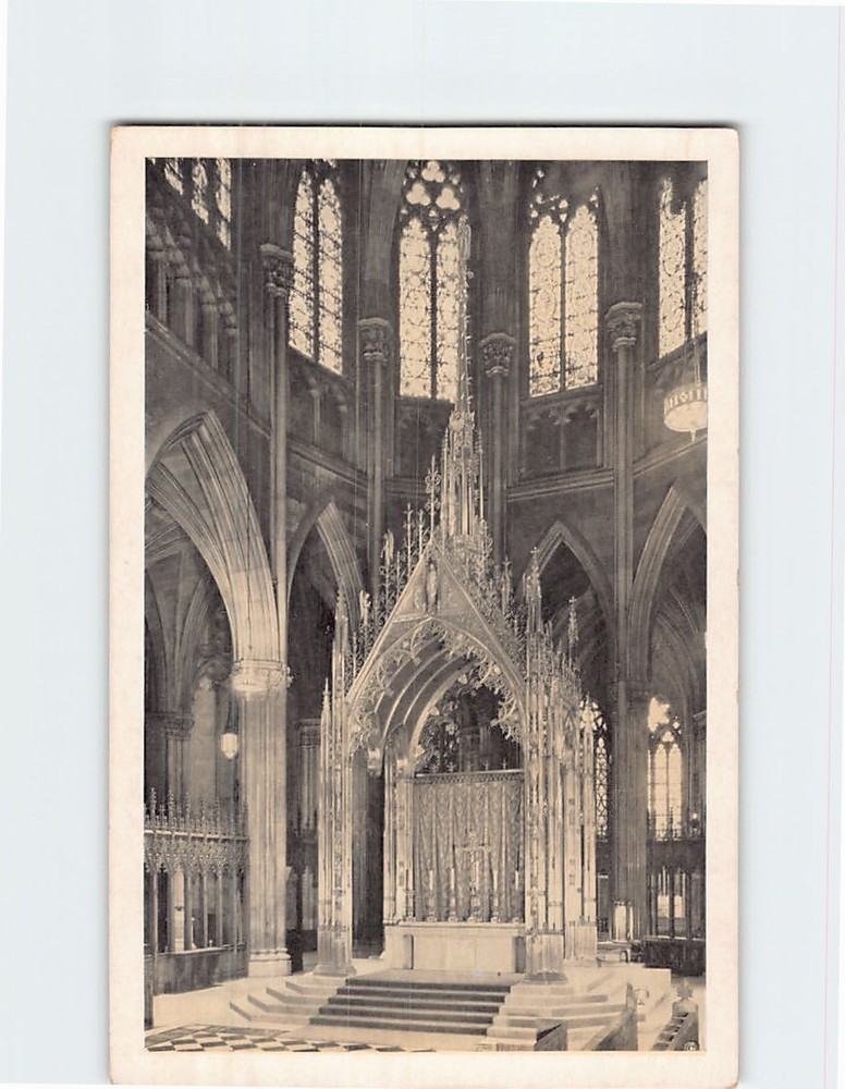 Postcard High Altar of St. Patrick's Cathedral New York City New York USA