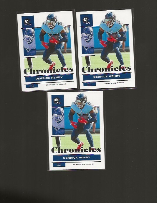 2021 Panini Chronicles Derrick Henry #99 Lot Of 3 Cards