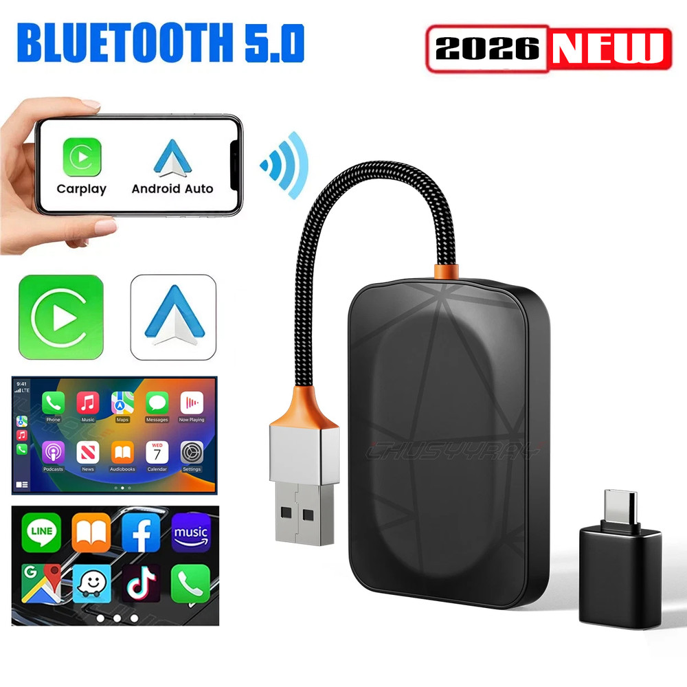 Wireless CarPlay WIFI AI box Android Auto Adapter Converter
