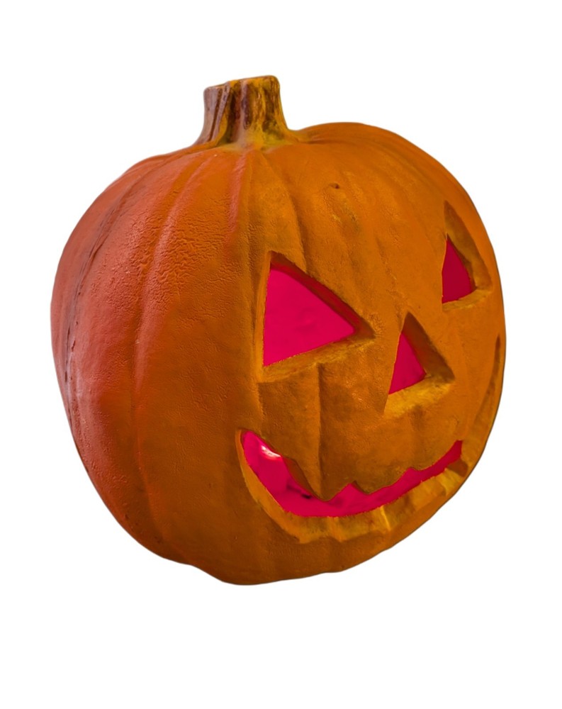 Vintage Trendmaster Halloween Jack O Lantern Plastic 9½