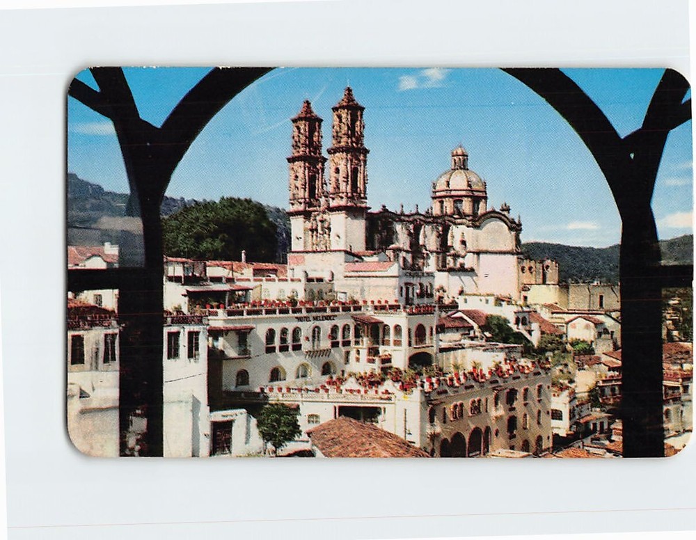 Postcard Santa Prisca de Taxco Guerrero Mexico