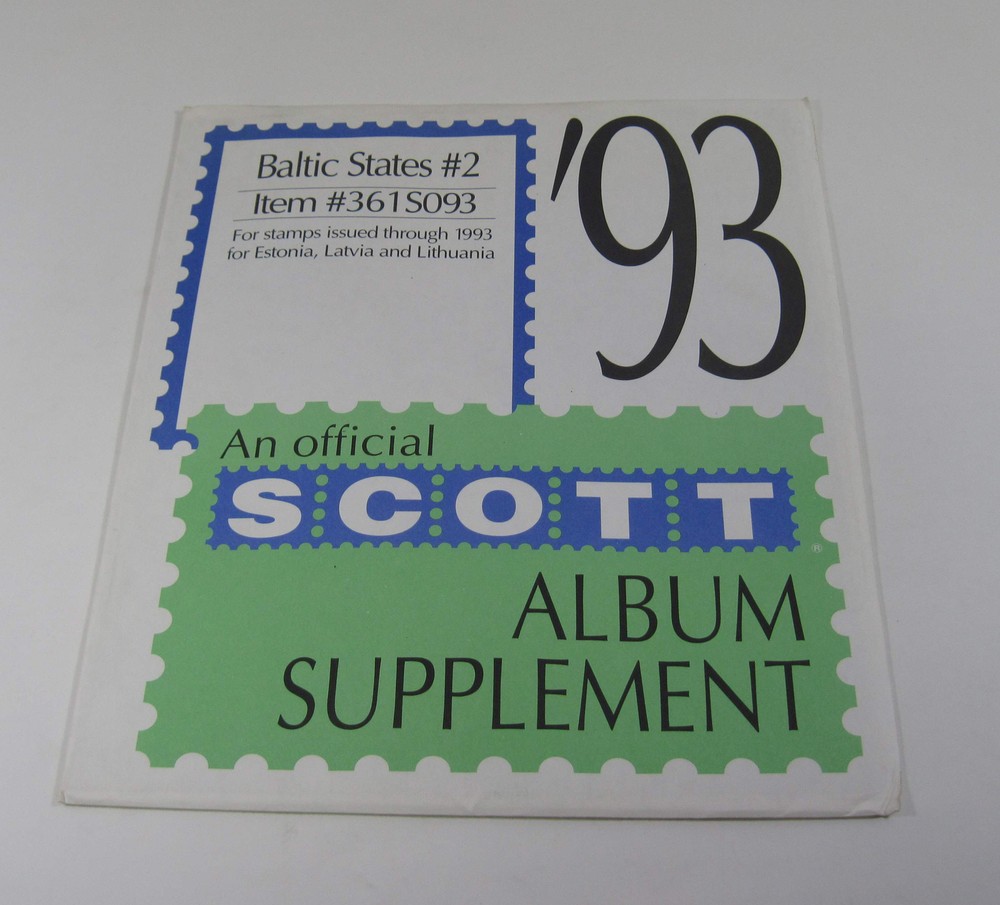 Scott Baltic States #2 1993 Sealed Supplement Item #361S093 Stamp Album Pages