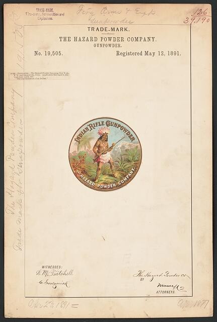 Photo:The Hazard Powder Company for Indian Rifle Gunpowder