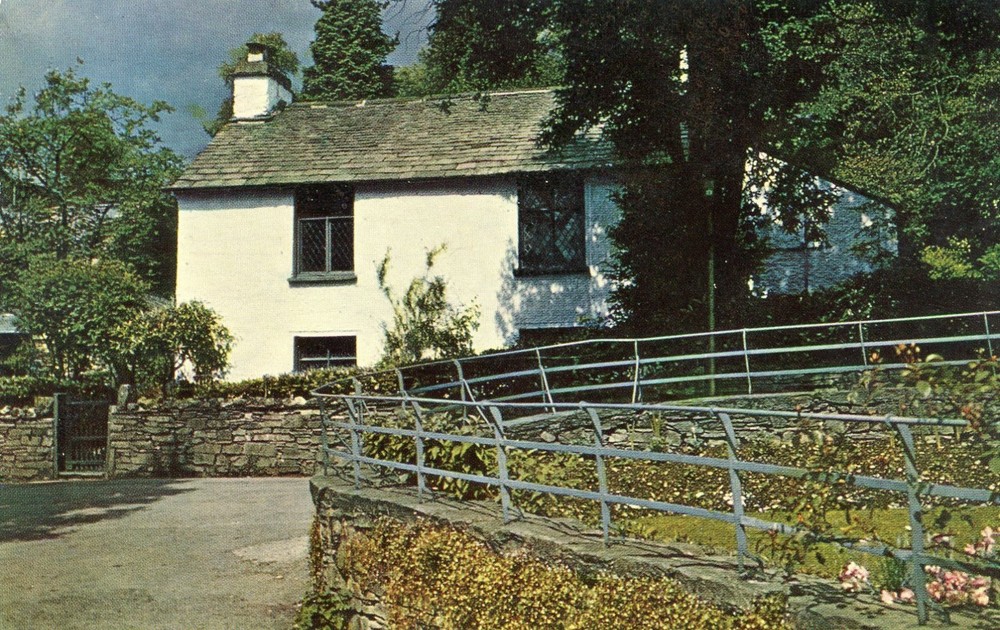 Wordsworth's Cottage, Grasmere, Lake District, Cumbria, England --POSTCARD