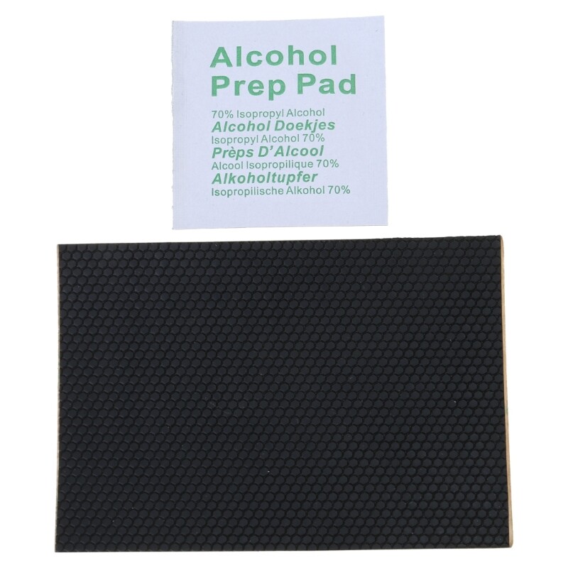 DIY Sweat-Resistant Black Side Stickers for Mouse 1-Pack Skin Pads