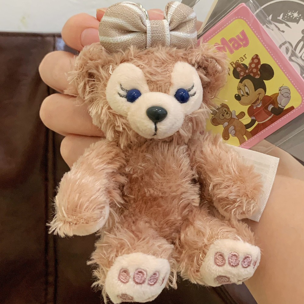 Disney&Duffy Friends ShellieMay Plush Doll Pendant Cute Backpack Keychain Charm