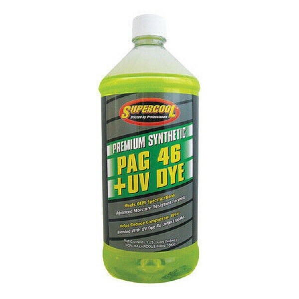 Supercool P46-32D A/C Compressor Pag Lubricant, W/Uv Dye Plastic Bottle-image