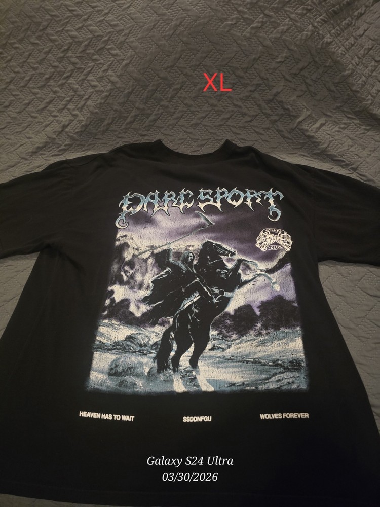 Darc Sport Heaven Has To Wait Reaper On Horse Size Xl New Without Tags