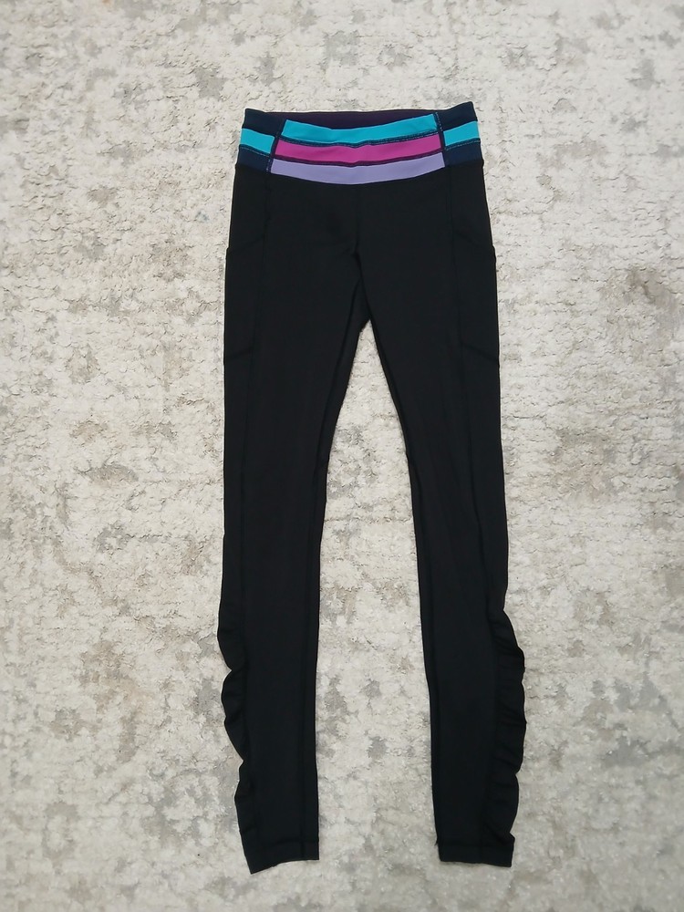 Lululemon Vintage Black Leggings  ~ Womens Size 2