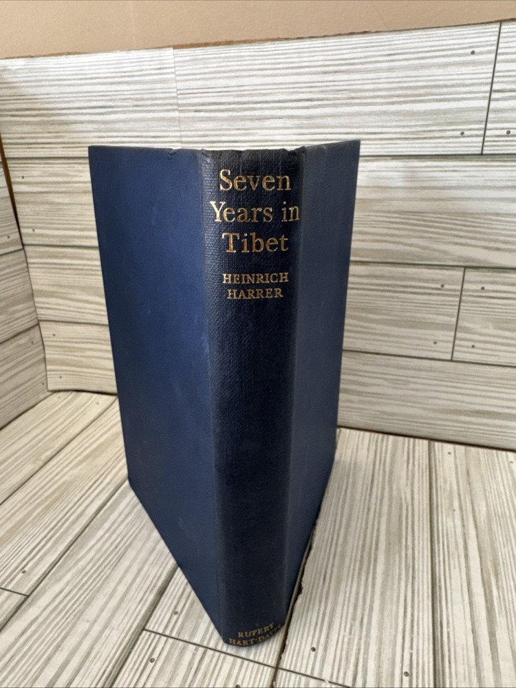 1953 Seven Years in Tibet by Heinrich Harrer Rupert Davis Press hc 2nd print