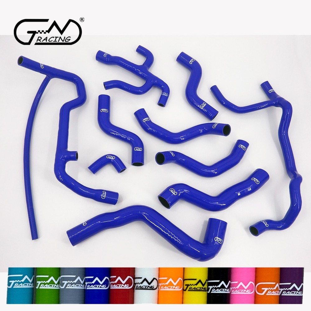 Fit 1993-2004 Porsche BOXSTER 986 3.2L Silicone Radiator Heater Hoses Kit Blue