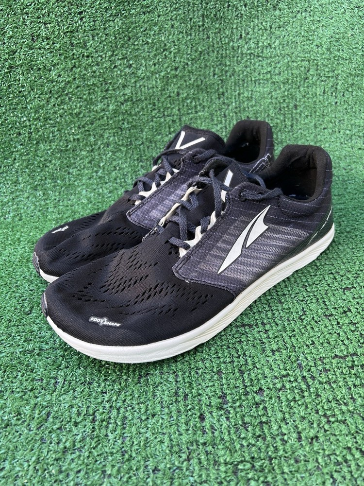 Altra Vanish-R Lace Up Zero Drop Black Running Shoes Men's 8 Women’s 9.5
