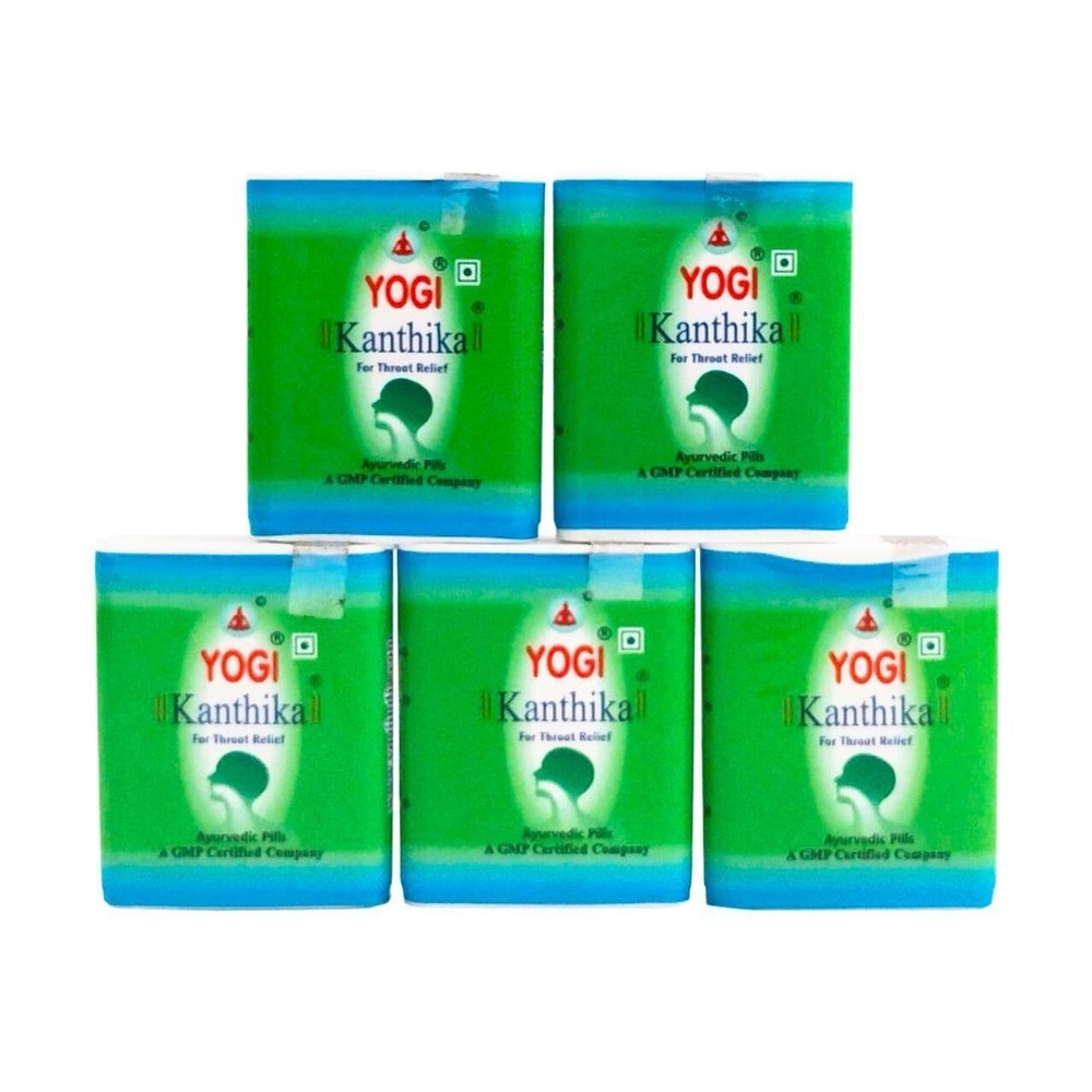 Yoga Kantika Set (5 X 140 Lozenges), Yogi Kanthika Set, Yogi Ayurveda