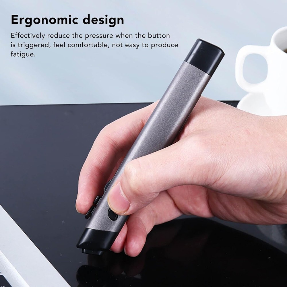 Jectse 2.4GHz Wireless Optical Pocket Pen Mouse with USB Receiver