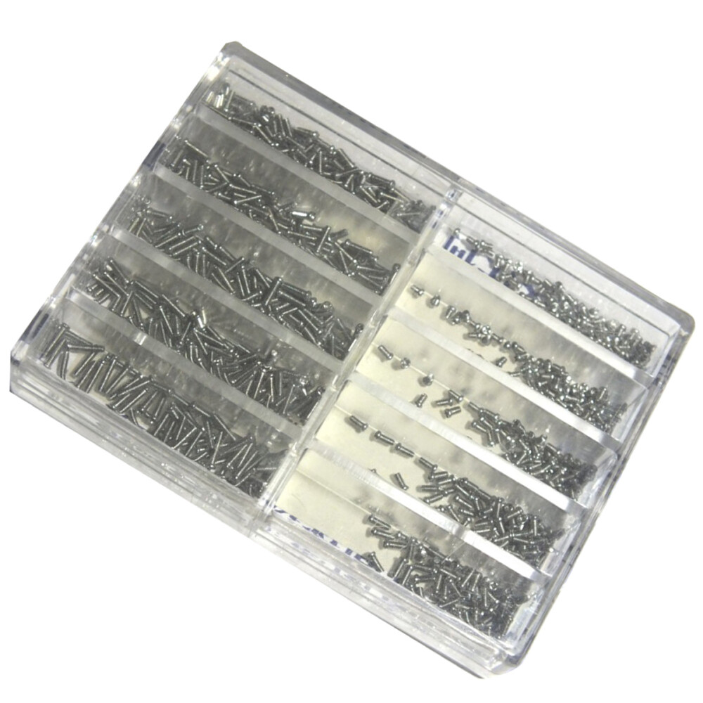 670pcs Professional Stainless Steel Clock Watch Screws Repair Tools in 10