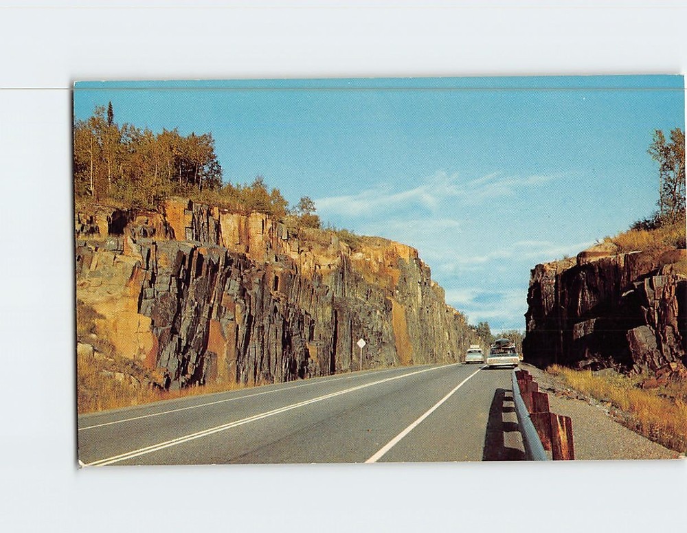 Postcard Lake Superior Circle Route Between Sault Ste. Marie & Wawa Canada