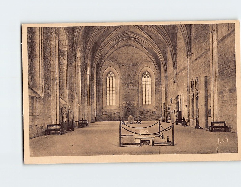 Postcard Chapelle de Clément VI, Palais des Papes, Avignon, France
