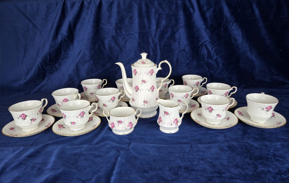 Princess House Hammersley Fine Bone China Tea Set For 12 People