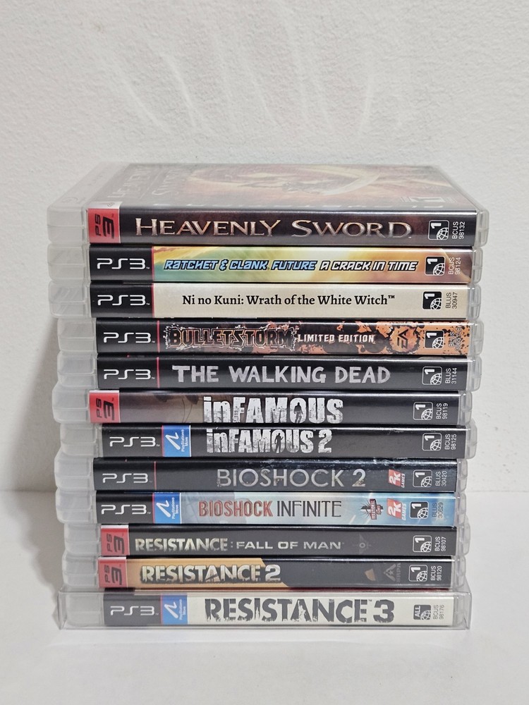 Playstation 3 Games Lot Of 12 Ps3 Games Lot Of 12 Cib Complete Tested Very Good