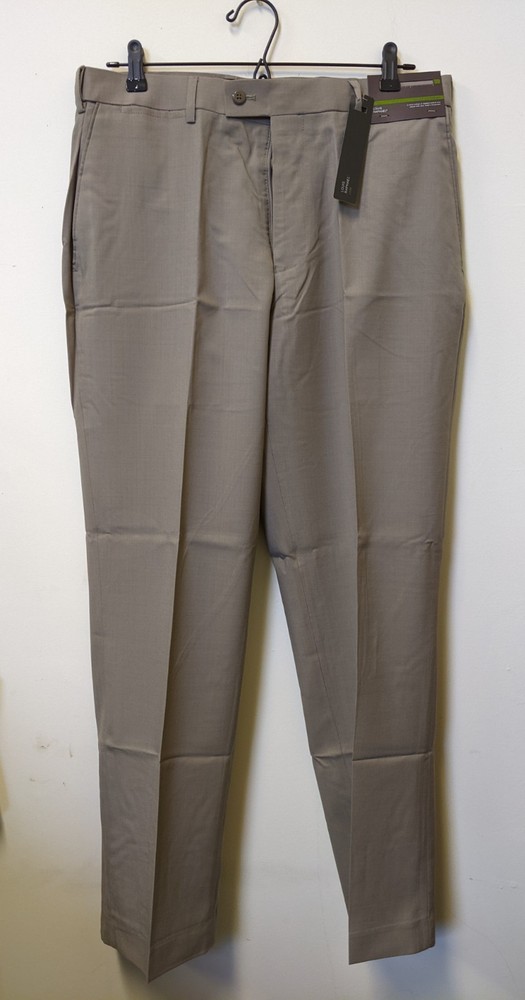 Louis Raphael Luxe Merino Wool Men's Dress Pants - Grey - Size 33x30 - NEW