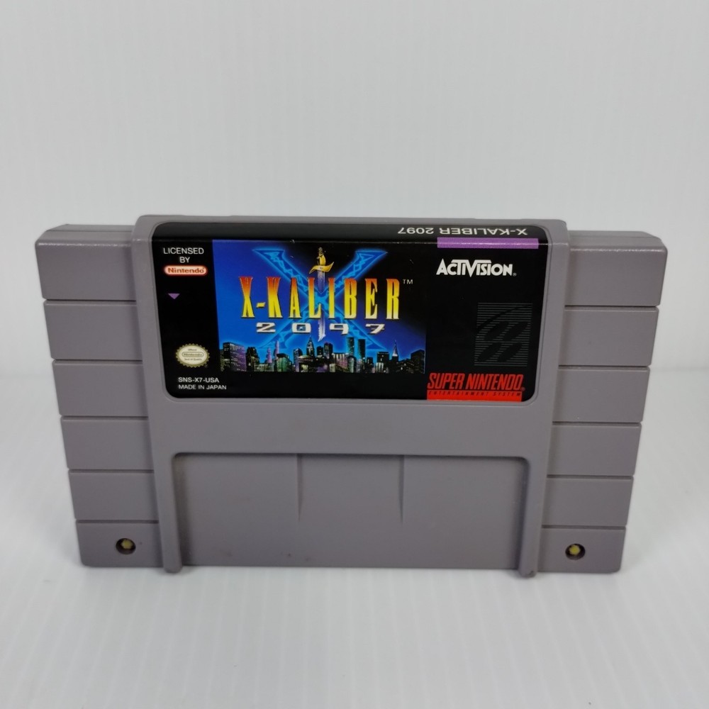 X-Kaliber 2097 (Super Nintendo SNES) Cart Only - Tested - Free Shipping