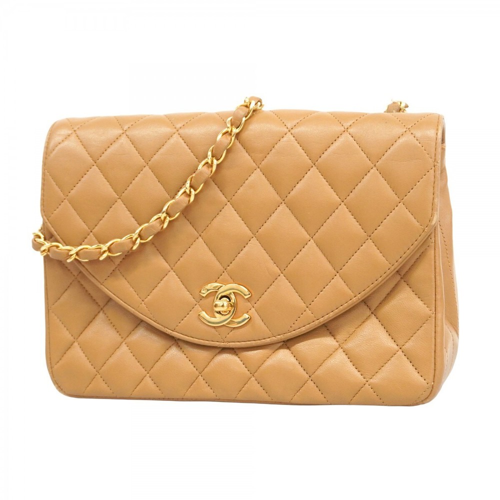 Chanel Lambskin Matelasse Chain Shoulder Bag 862745  