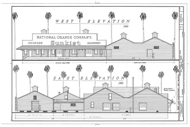 National Orange Company Packing House,3604 Commerce Street,Riverside,CA,HABS,28