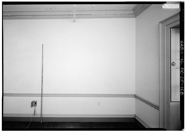 Washington DC Octagon House Third Floor South Office 1993 Interior HABS