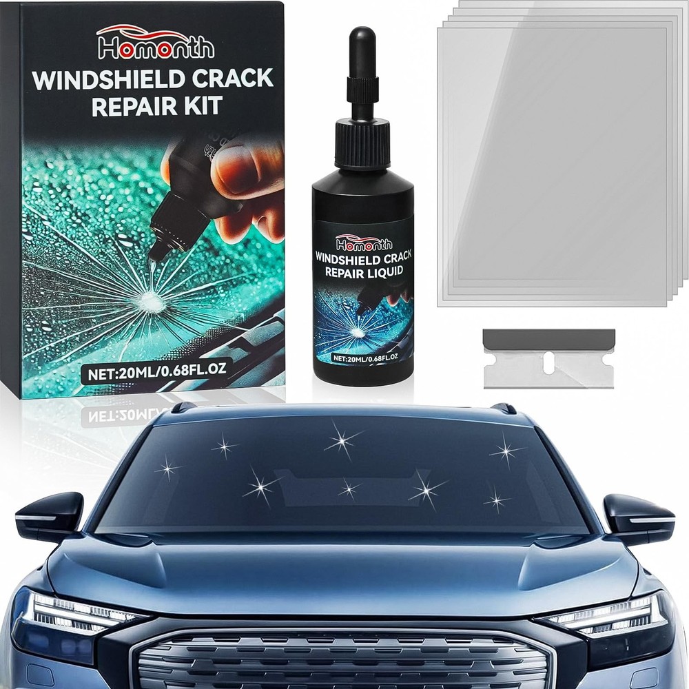 Windshield Chip Repair Kit Car Windshield Crack Repair Kit, Glass Repair 20 ml