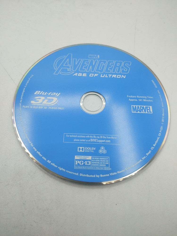Marvel's Avengers: Age of Ultron (Collector's Edition) (3D BLU-RAY) (DISC ONLY)