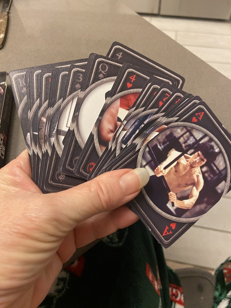 Bruce Lee Kung Fu Playing Cards with Action Shots Poker Deck