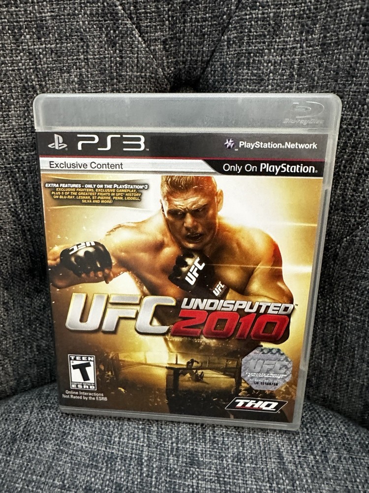 UFC Undisputed 2010 PS3 Complete CIB Manual Insert PlayStation 3 THQ Tested