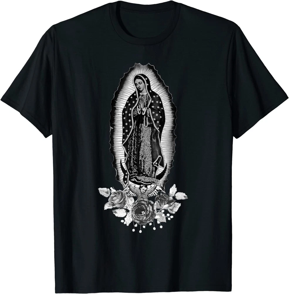 Our Lady Virgen De Guadalupe Virgin Mary T-Shirt Size S-4XL