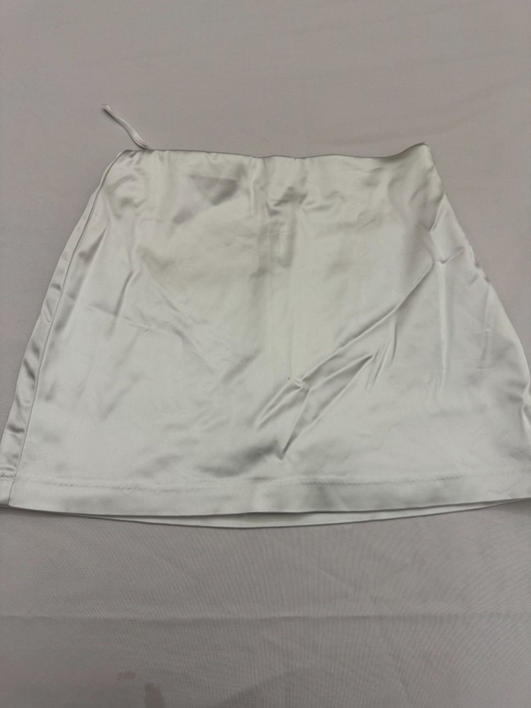 Abercrombie & Fitch White Mini Skirt Women’s Size Small Zip Closure