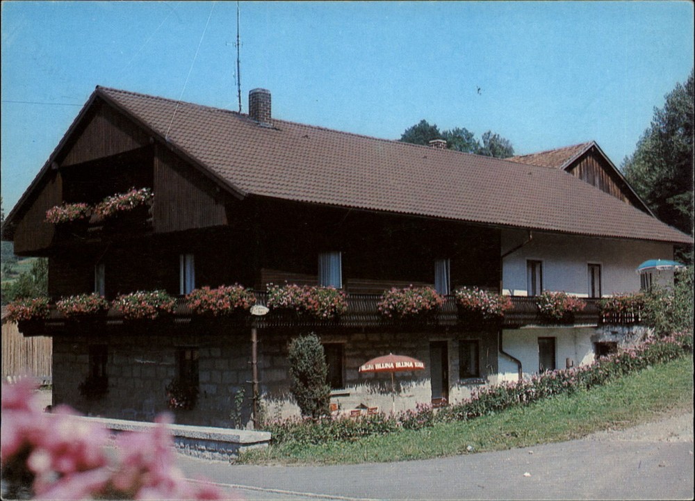 Pension Josef Kopp Wald Drachselsried Bayern vintage postcard z460