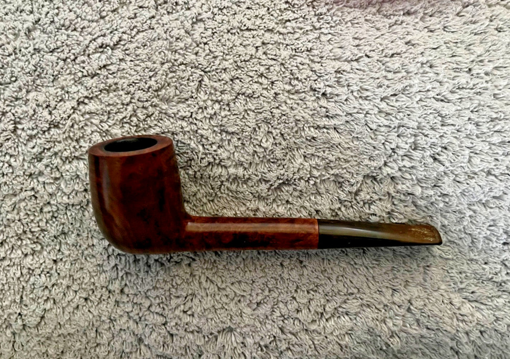 Tally Ho Gently Smoked Briar Pipe Made in London England Billiard Shape
