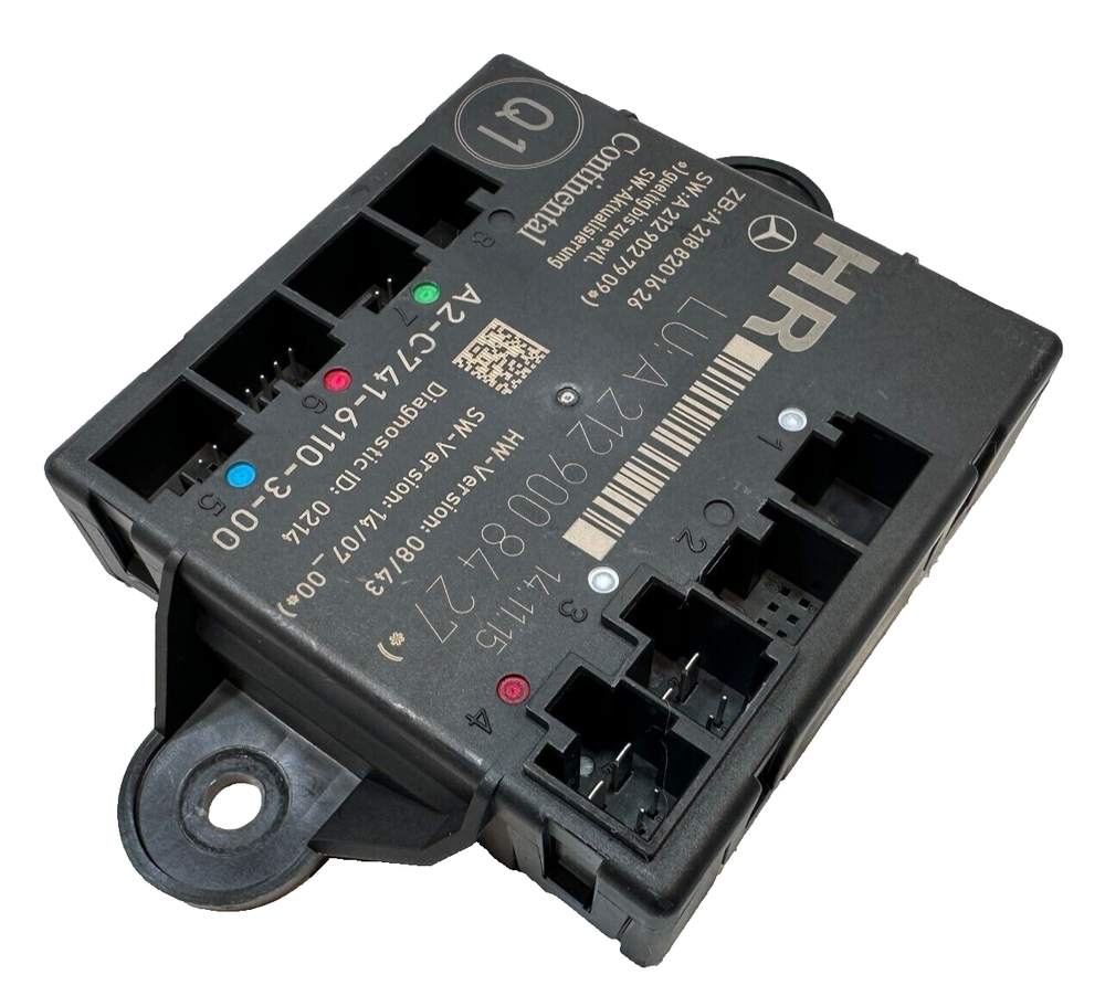 E63 AMG Mercedes W212 Rear Passenger Side Door Control Module Unit OEM 2014-2015