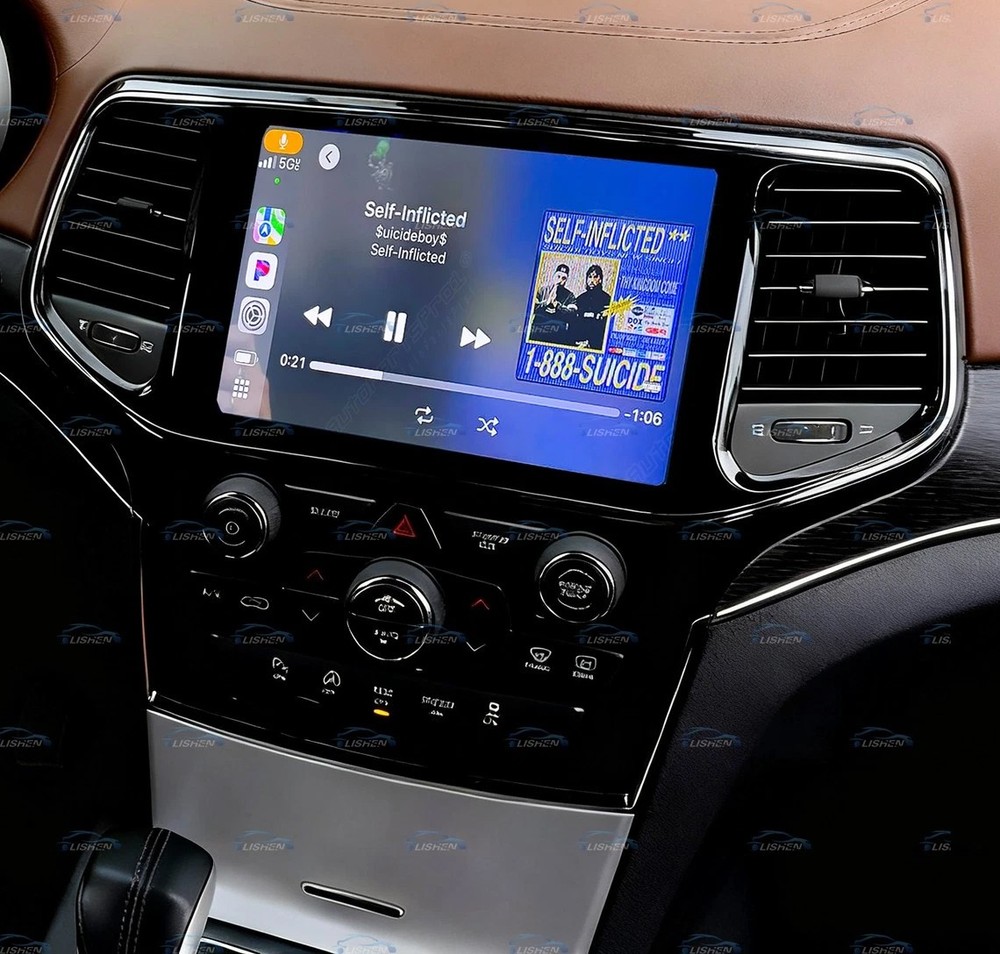 8.4'' Android 15 CarPlay GPS Stereo Car Radio for Jeep Grand Cherokee 2015-2021