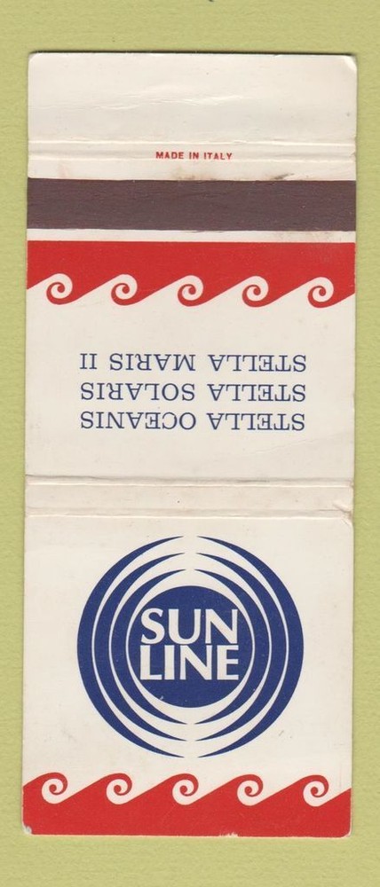 Matchbook Cover - Sun Life Cruise WEAR