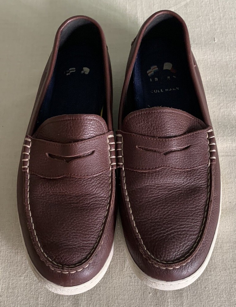 Cole Haan Dark Brown Leather Slip On Loafers C28237 Men’s 12