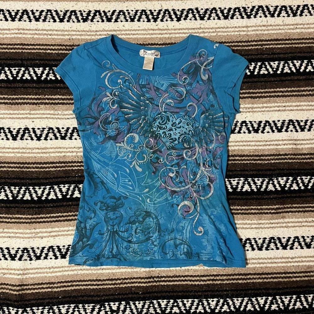 Vintage Y2K Twisted Grunge Crazy Graphic Women’s Tee