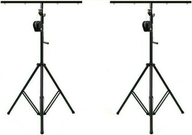 Elevate Your DJ Setup with Crank-Up Truss Lighting Stands for Stage Lights Speaker Systems and PA Trussing