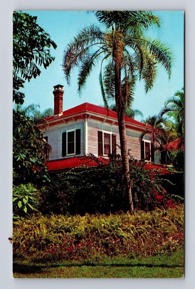 Fort Myers FL-Florida, Thomas Edison Winter Home, Antique Vintage Postcard