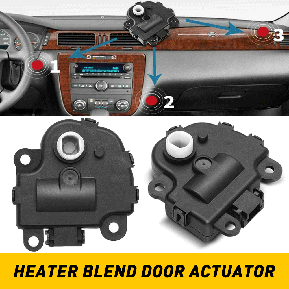 Heater 2PCS Air Blend Actuator For Door Chevrolet Impala Cadillac Buick 10325404