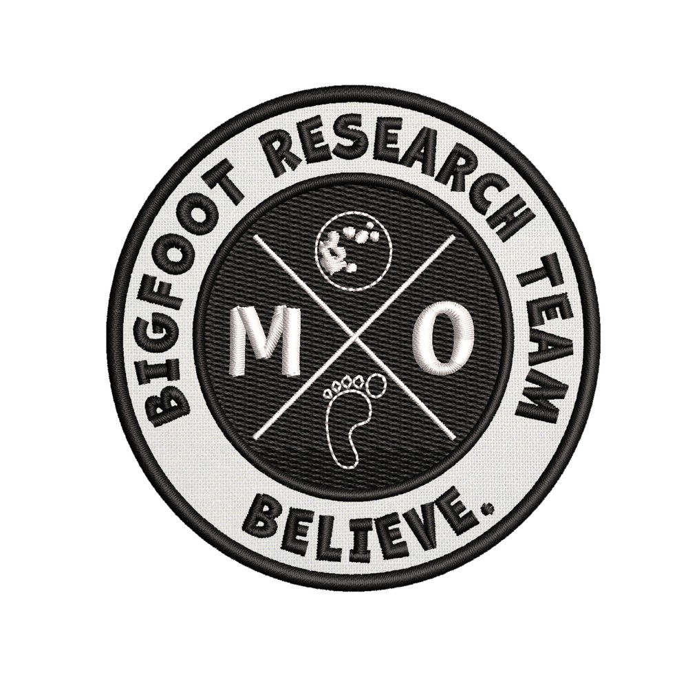 Bigfoot Research Team Missouri Patch Embroidered iron-on Applique Legend Myth